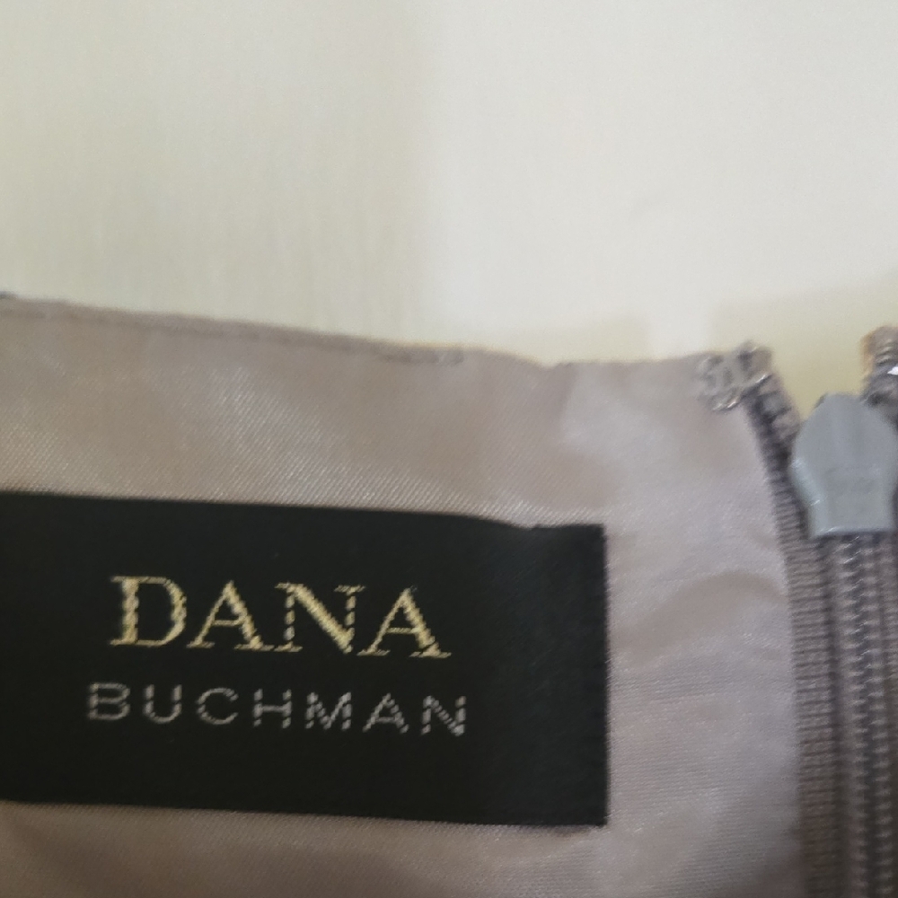 Dana Buchman 100 Percent Silk Blue and White Floral Top And Pants Set - Picture 5 of 13